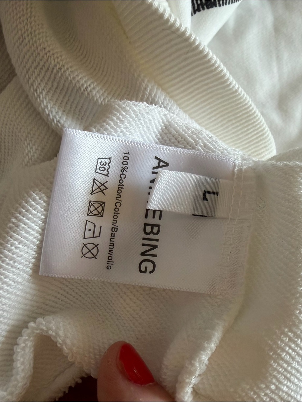 Bing Rio de Janeiro White Graphic Crewneck Sweatshirt - Picture 2 of 2